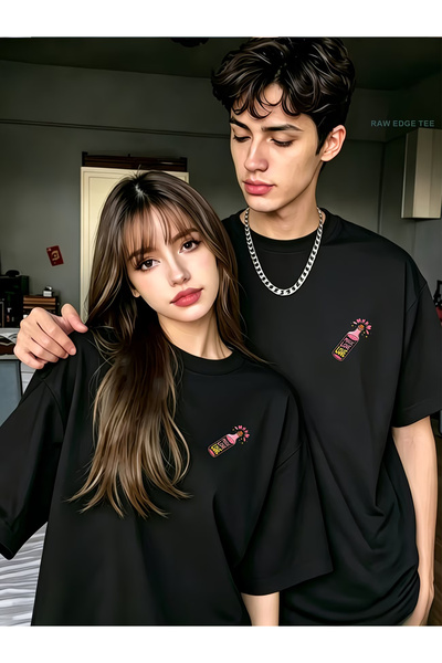 Ciel Lune Mondschein Love Potion Oversize Ζευγαρωτό Μπλουζάκι για Ερωτευμένου...