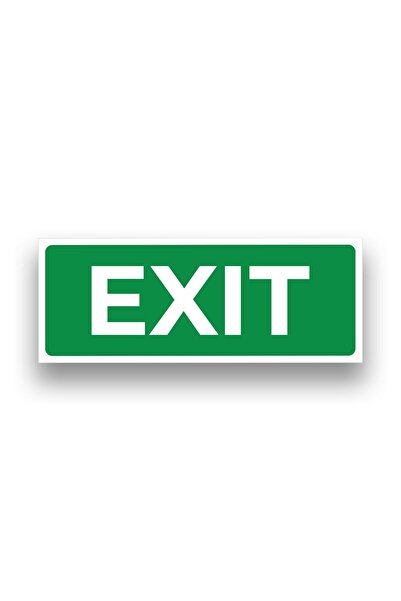 OEM Indicator semnalizare Exit, autocolant, 19.5 x 7.5 cm