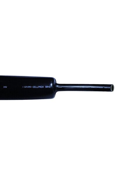 OEM Cellpack 127416 medium heat shrink tube, type SRH2, with adhesive, black,...