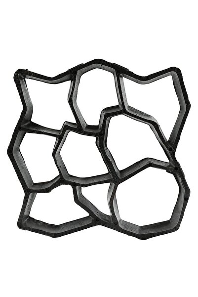 OEM Matrita pavaj / piatra decorativa, plastic, exterior, negru