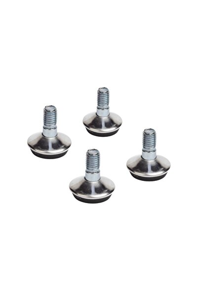 OEM Picior mobila, extensie, universal, otel, negru, rotund, REI, 32 mm, 4 bu...