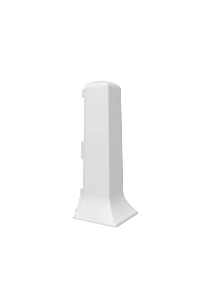 OEM Colt exterior pentru plinta Vilo Linela 401, alb, 80 x 16 mm, 2 bucati / set