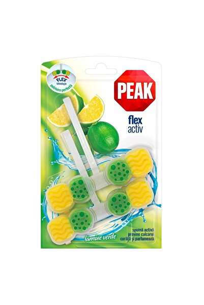 OEM Odorizant wc Peak Flex Activ, solid, lamaie verde, 2 x 48 g