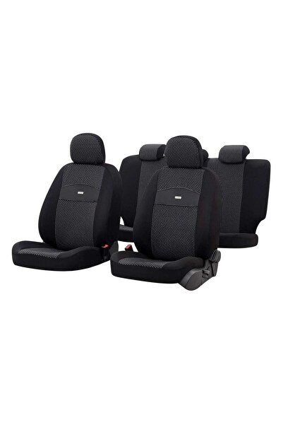 OEM Car seat covers, Otom Smart, universal, textile, black, set of 11 pieces