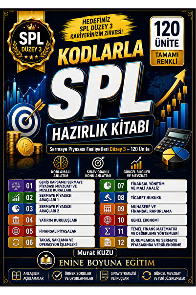 Enine Boyuna Eğitim KODLARLA SPL DÜZEY 3 HAZIRLIK KİTABI