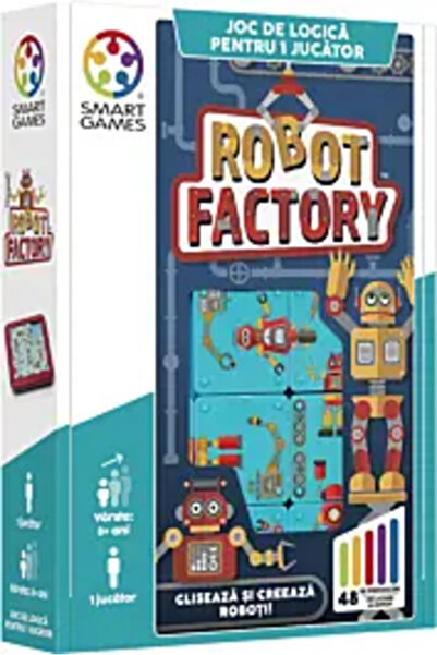 Smart Games Joc de logică, Fabrica de roboți, +8 ani