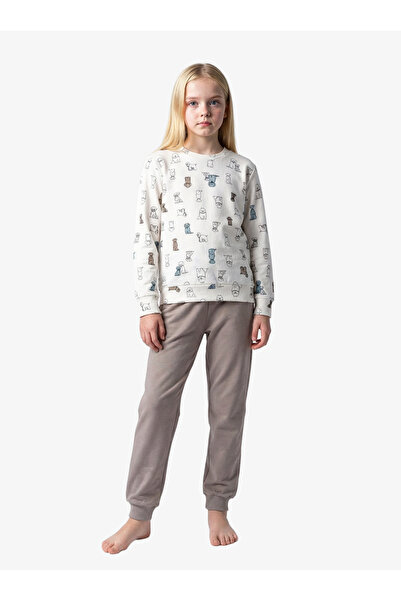 Blackspade Kız Çocuk Pijama Takımı 52275 - Desenli
