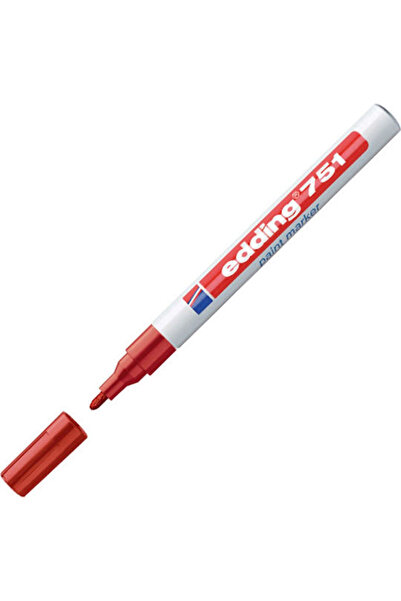 Edding 751 Μαρκαδόρος Μόνιμος 1mm Κόκκινος