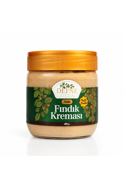 SÜTLÜ FINDIK KREMASI %45 FINDIK 400 GR