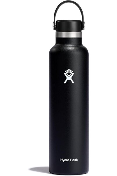 Hydro Flask قارورة مائية مع غطاء مرن | زجاجة مياه معزولة من الستانلس ستيل، زج...