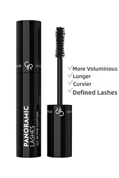 Golden Rose Panoramic Lashes All in One Mascara - Black - Mascara with Volume...