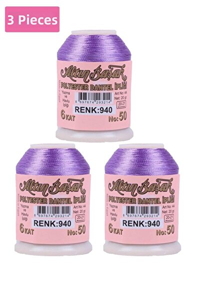 Generic Brand 3 Pieces of Gold Spike Needle and Lace Thread 20 Gr - Royaleks ...