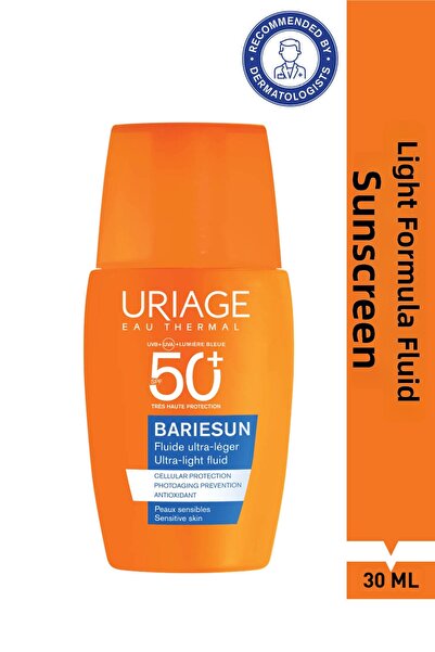 Uriage Bariesun Spf50+ Ultra Light Formula Sunscreen Fluid 30 ml