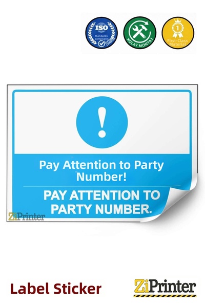 ZiPrinter Pay Attention to the Part Number! Pay Attention to Party Number. Is...