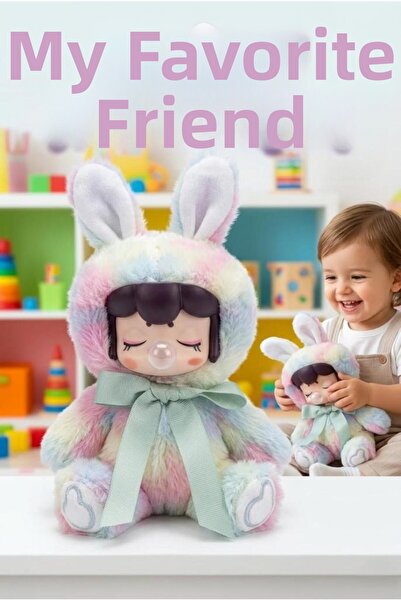 Tıfıl Toys دمية نانسي - دمية لطيفة بطول 17 سم مع لهاية وملابس تنكرية