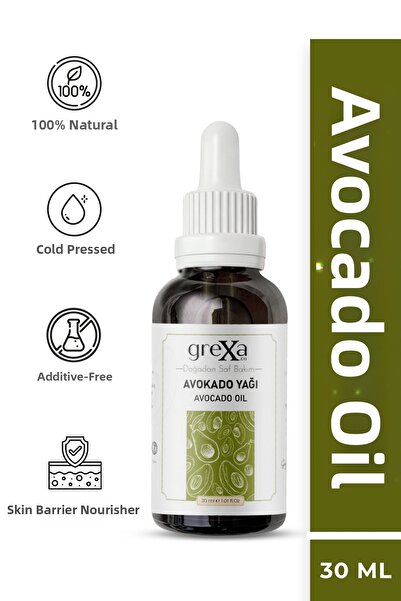 GREXA.CO 100% Pure Avocado Oil Cold Pressed 30 ml