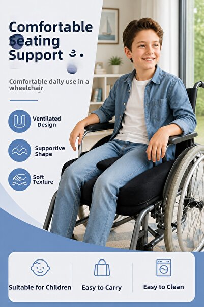 EpiRelax Visco Wheelchair Cushion for Pressure Reduction Visco Sitting Cushio...