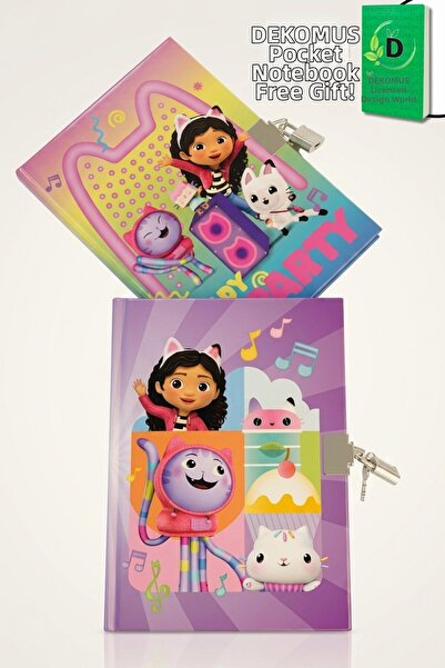 Gabby's Dollhouse X Dekomus Licensed Gabby’S Dollhouse Locked Scrapbook