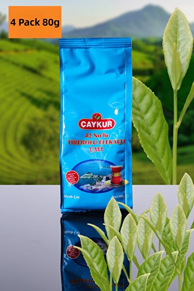 Çaykur هدية إلكاليتي رقم 42 شاي تيريبولو 80 جرام × 4 قطع شاي أسود سائب