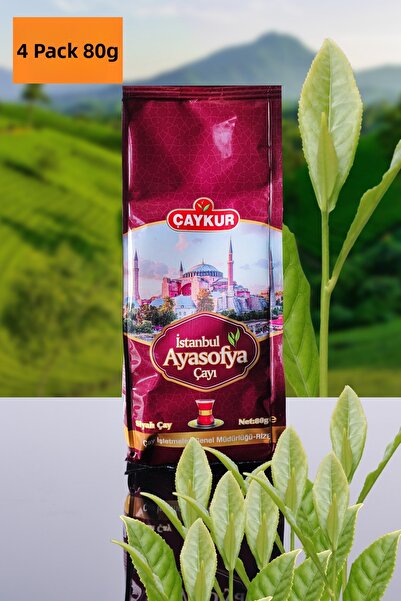 Çaykur هدية شاي سباقات الأسطنبول 80 جرام × 4 قطع شاي أسود بالجملة