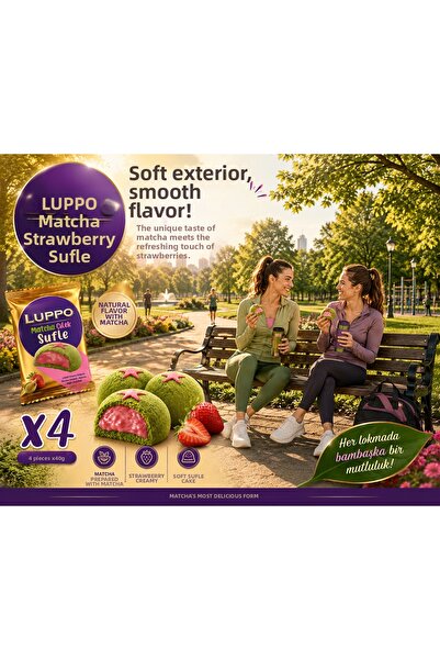 Luppo Matcha Strawberry Souffle