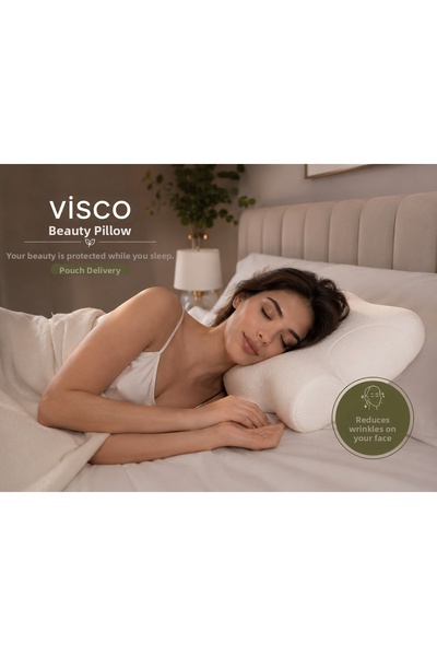 Nilyso Home 100% Ορθοπεδικό Μαξιλάρι Ομορφιάς Visco – Μαξιλάρι Αφρού Μνήμης μ...