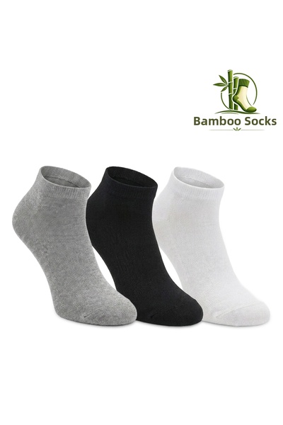 Slazenger Joyride 3-Pack Women's Bamboo Black / Gray Socks