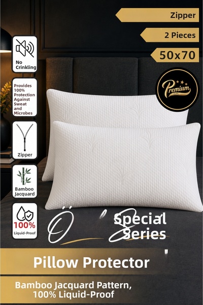 WİESSE 2 BUCĂȚI - PROTECTOR DE SALTEA DIN BAMBUS - SERIE SPECIALĂ - JACQUARD ...