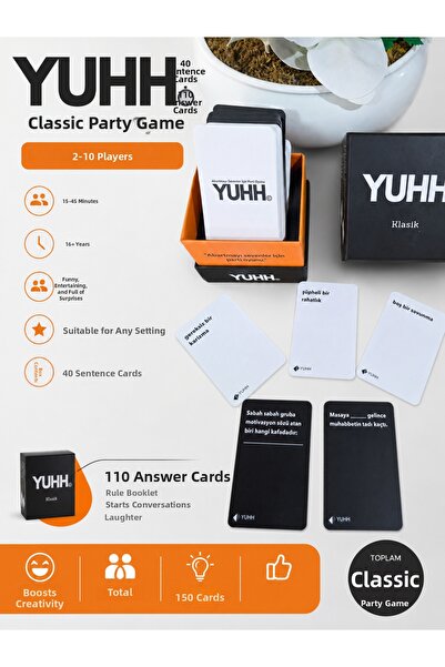 Luxmon Yuhh Classic Party Game 150 Cards