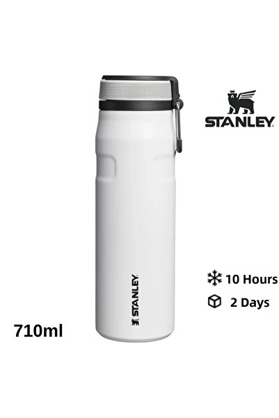 Stanley The Iceflow Twist Flip Thermos 0.71 Lt Thermos Kupa Kamp Matara White...
