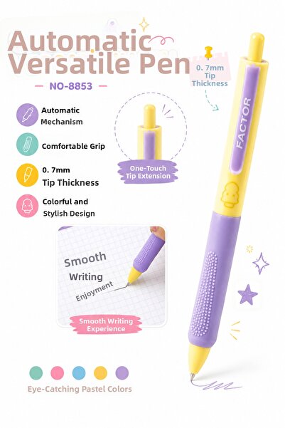 Kids Like Soft Colors 8833 Versatil Pencil with 0.7 Tip