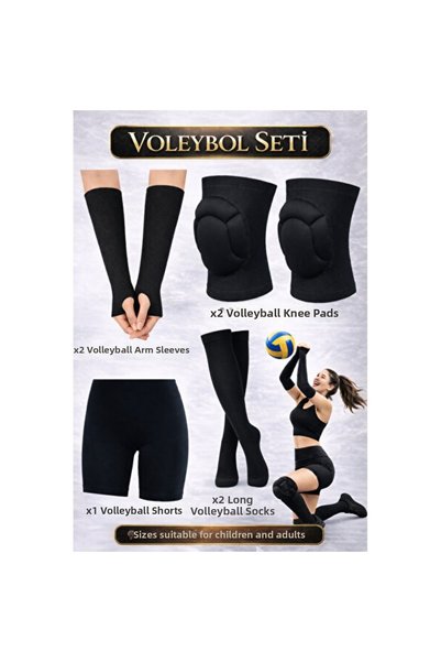Empressco Volleyball Set: Full Protection with Knee Pads, Leg Sleeves, Gloves...