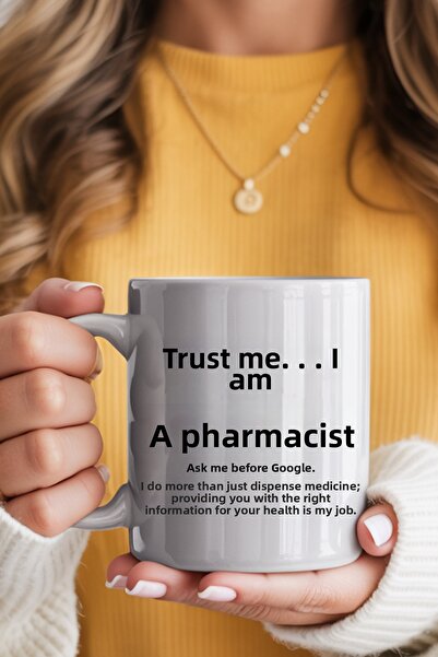 qoeuyl boutique Trust Me, I'M a Pharmacist - Fun Mug with Printed Essence of ...