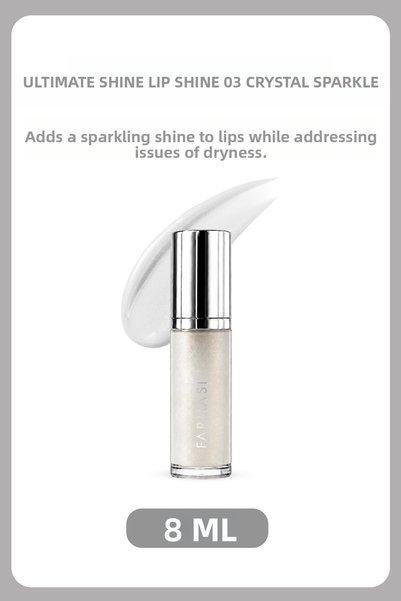 Farmasi Ultimate Shine 03 Crystal Sparkle Lip Gloss