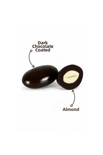 Nizip Online Kuruyemiş Dark Chocolate Almond Dragee 500 g