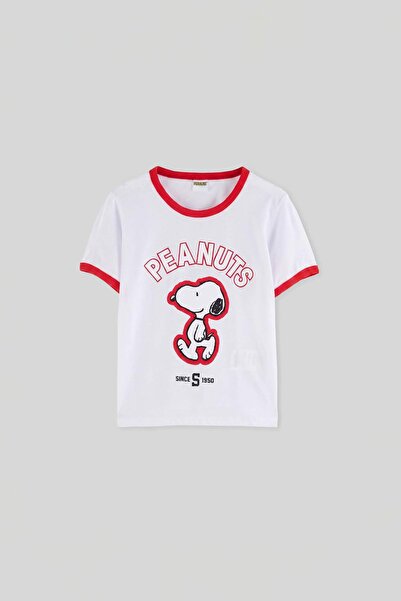 TRENDYOLKIDS Tricou alb tricotat simplu TKDSS26TS00074