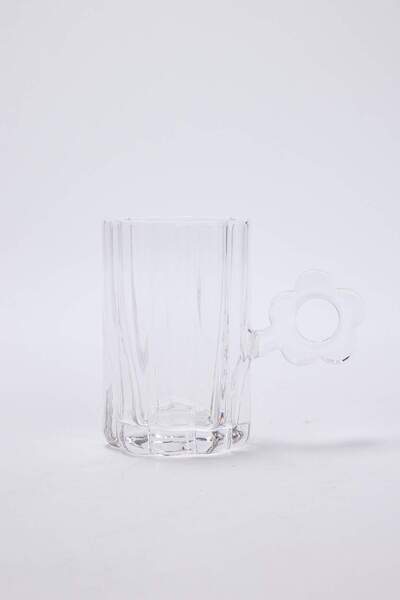 TRENDYOLMİLLA HOME Flower Handle Glass Mug Tphaw27Up00005