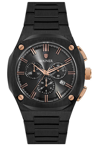 Wainer Wa.10000-C Men's Wristwatch, Swiss Made, Sapphire Glass