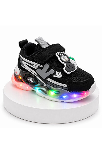Superbaby Adidasi cu luminite Blacky