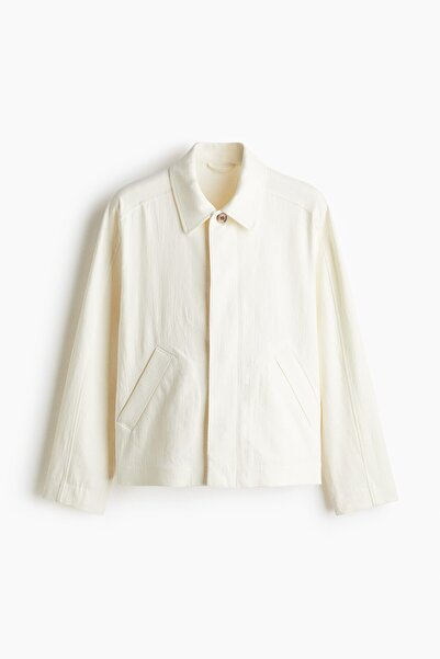H&M Keten Karışımlı Ceket Regular Fit