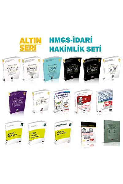 Savaş Yayınevi Altın Seri HMGS ve İdari Hakim Yardımcılığı Sınavı Hazırlık Ko...