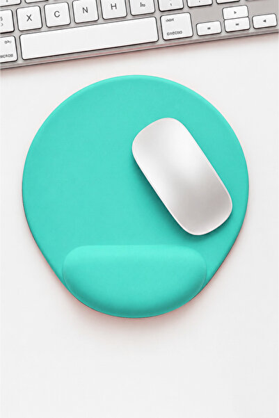 Boldy Mouse Pad with Wrist Support Non-Slip Mouse Pad Mouse Pad Turquoise Mou...