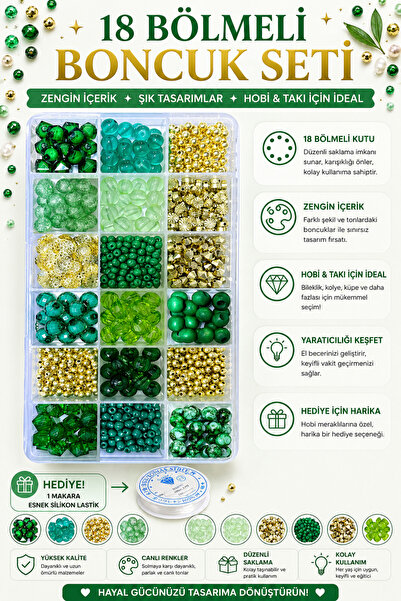 By MO Accessories Set de bijuterii în tonuri verzi pentru iubitorii de verde,...