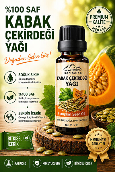 sarıbelen Kabak Çekirdeği Yağı 20 ml