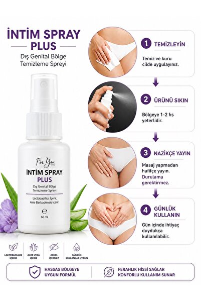For You Gold Genital Bölge Koku, Akıntı, Kaşıntı, Mantar Gidermeye Yardımcı F...