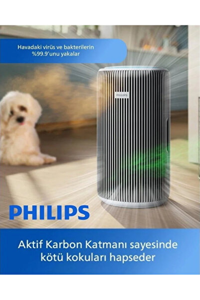 Philips 135 m² Kapasiteli Uygulama Kontrollü Hava Temizleme Cihazı Villa ve D...