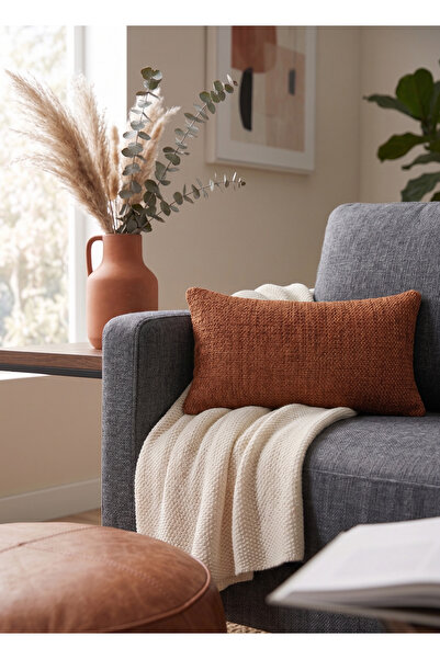 Bally Home '' Elia '' Jakarlı Şönil Dokuma Dekoratif Kırlent Kılıfı 45x45