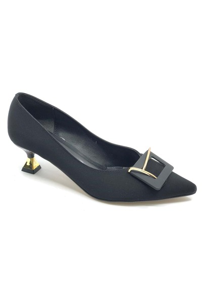 Kids Club Shoes Feles Σατέν Τετράγωνη Πόρπη Λεπτομερή Γυναικεία Παπούτσια Στι...