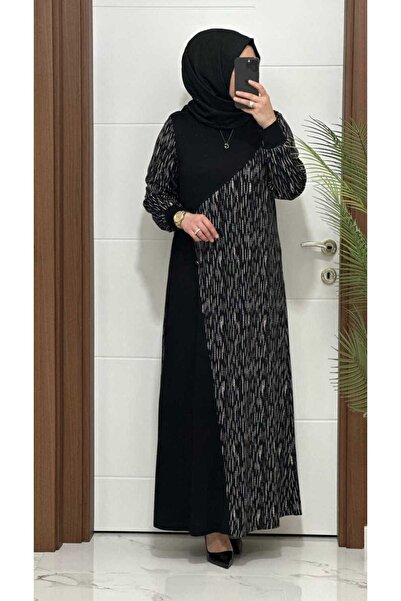 MODA ALMİRA 5303 K80 TAŞ DESEN DİLAN ELBİSE