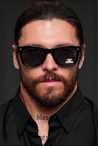 BAPPİR Wayfarer Polarized Men's Spring Hinge High Quality Sunglasses Shiny Frame